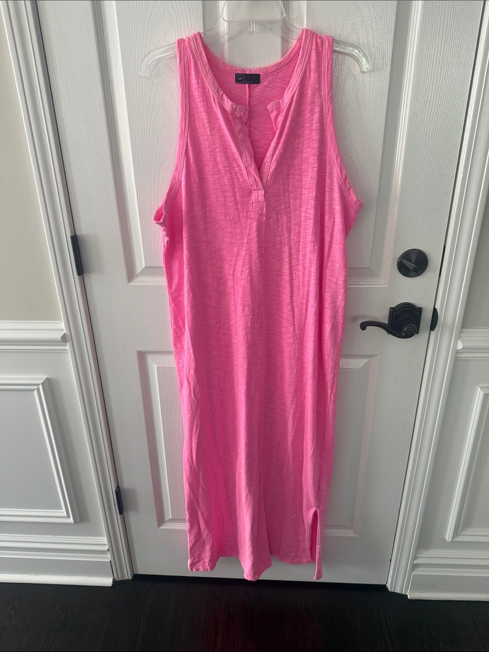 Women's Pink Sleeveless Swim Cover-Up Dress